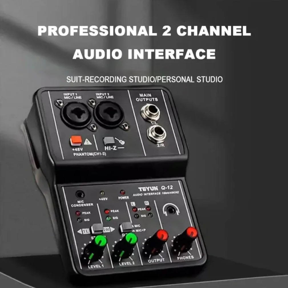 Home Cinema Audio System - 2 Kanallı Profesyonel Ses Kartı Konsolu