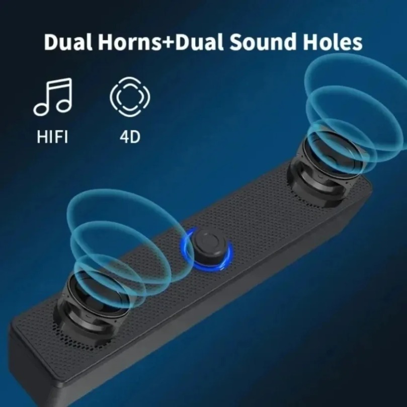 Home Cinema Audio System - Kablosuz Bluetooth ve PC Soundbar Kablolu