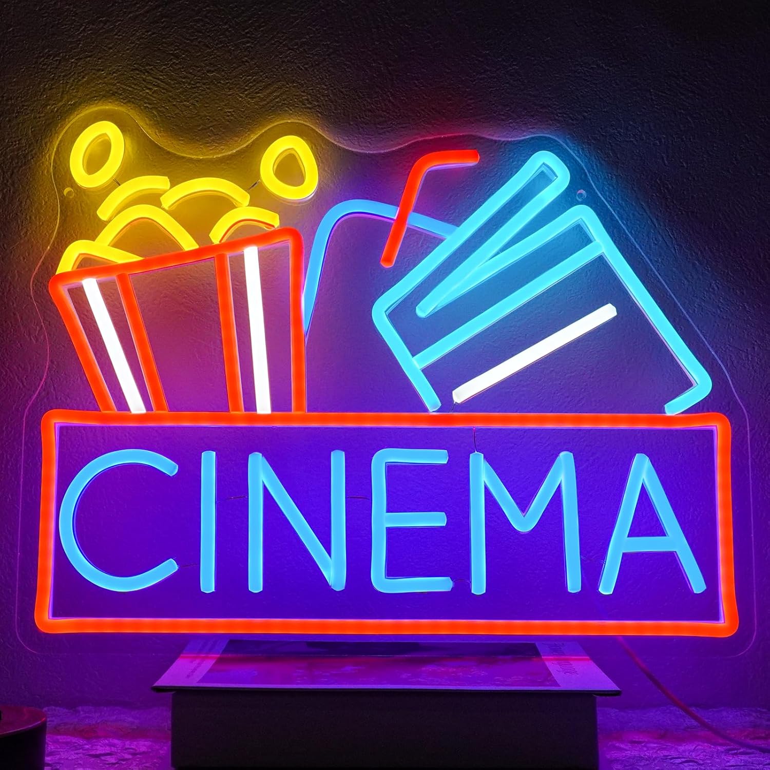 Home Cinema Setup - Sinema Neon Burcu USB Powered LED